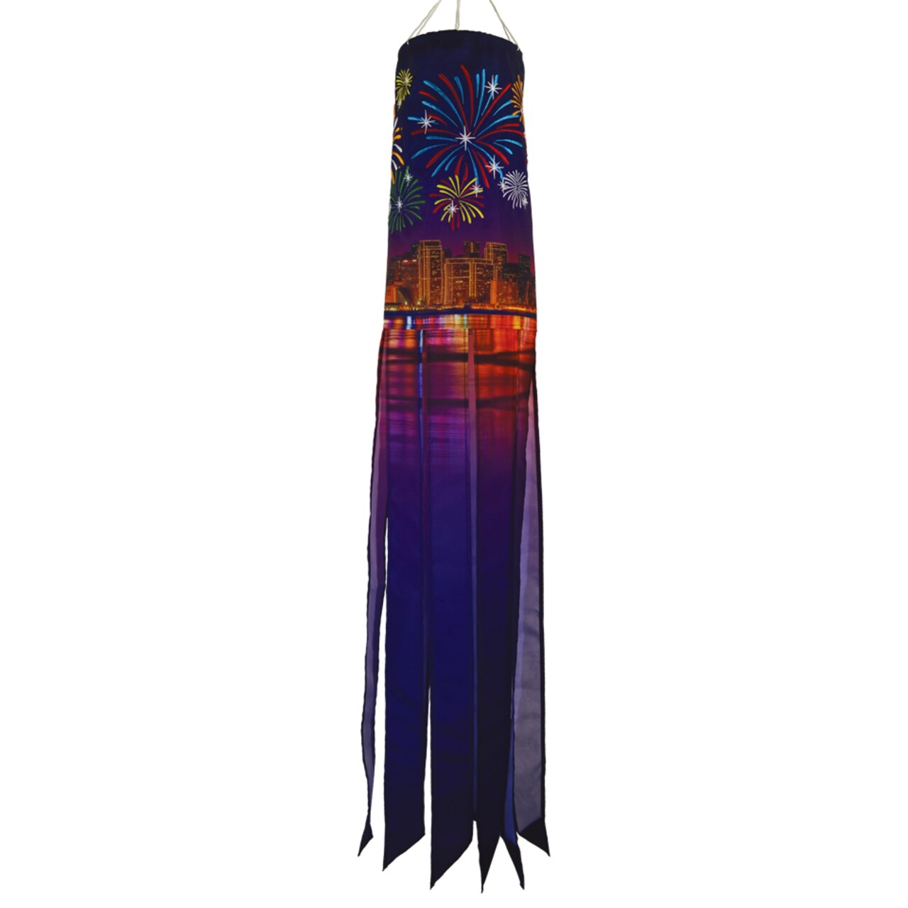 In the Breeze 5070 Celebration Fireworks 40 Inch Windsock - Outdoor Decoration